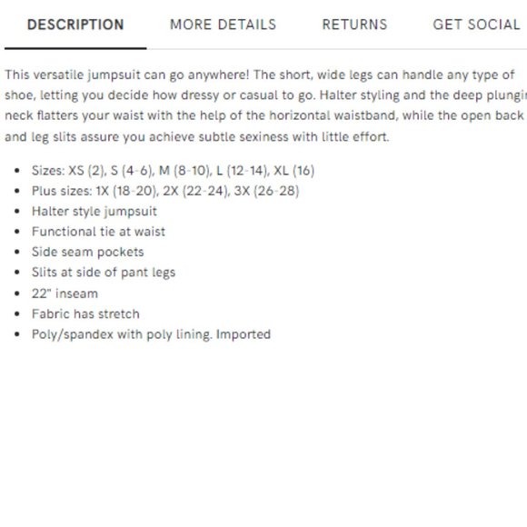 Venus Halter Tassel Striped Jumpsuit - XL (16) - Picture 12 of 13